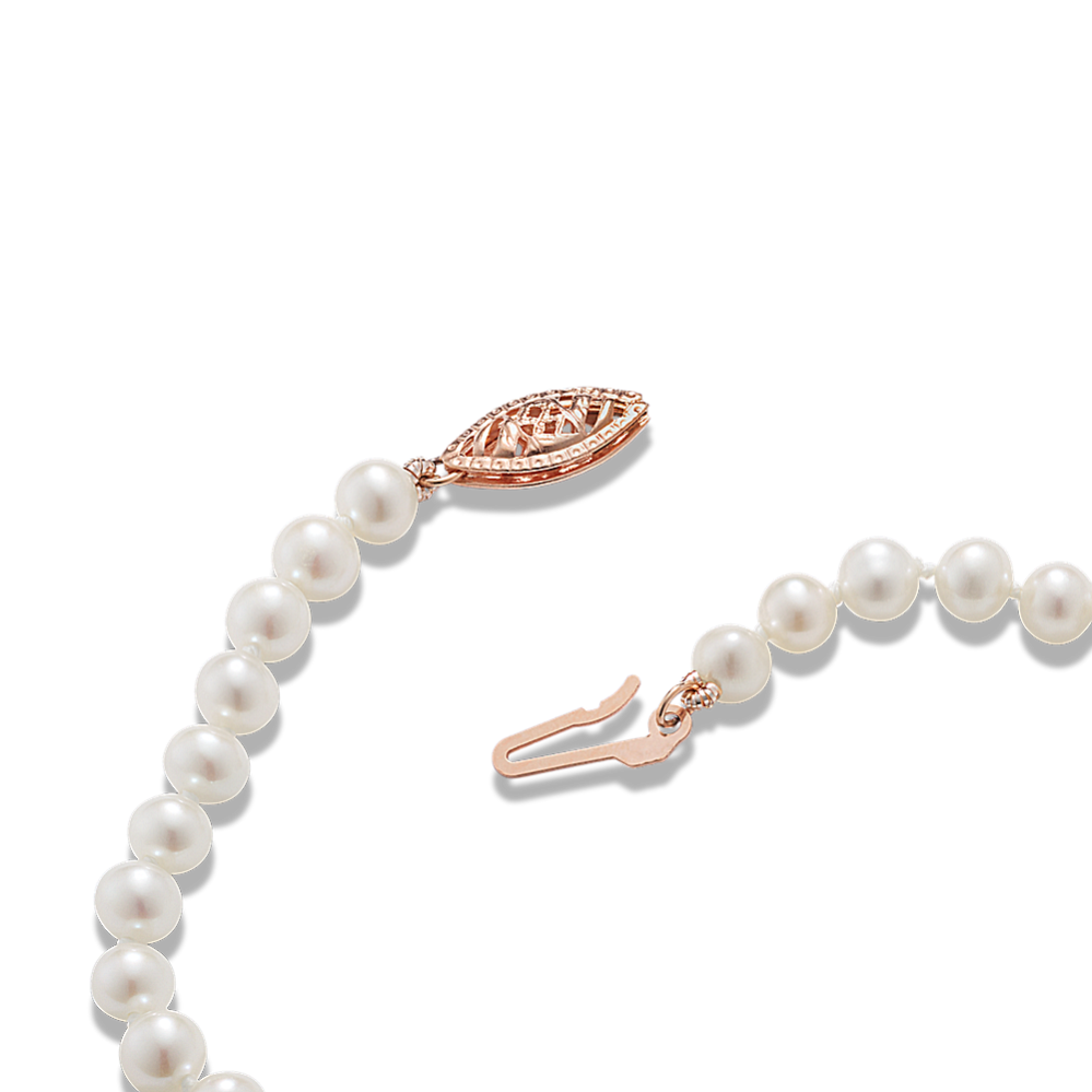 4mm Cultured Freshwater Pearl Bracelet | Shane Co.