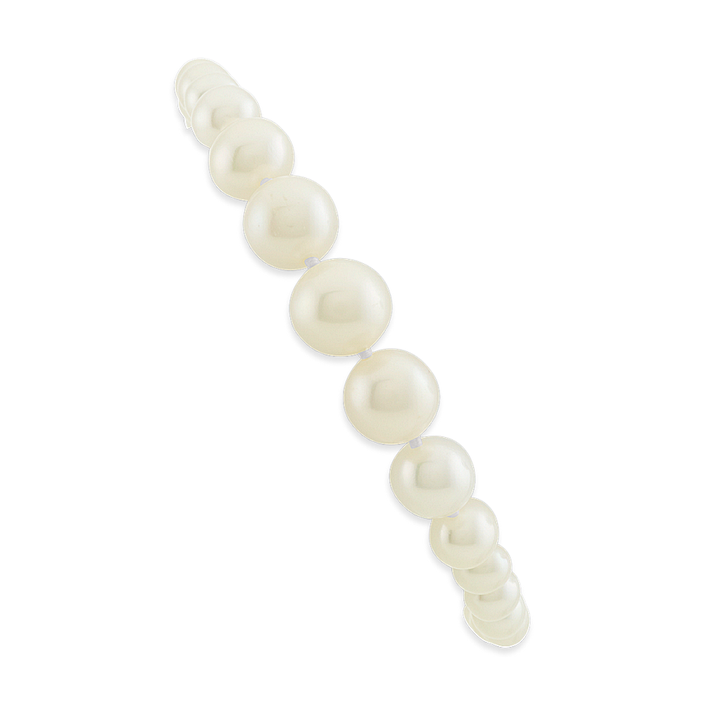 5-10mm Graduated Freshwater Cultured Pearl Bracelet (7.5 in)