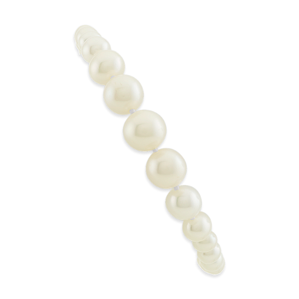 5-10mm Graduated Freshwater Cultured Pearl Bracelet (7.5'')