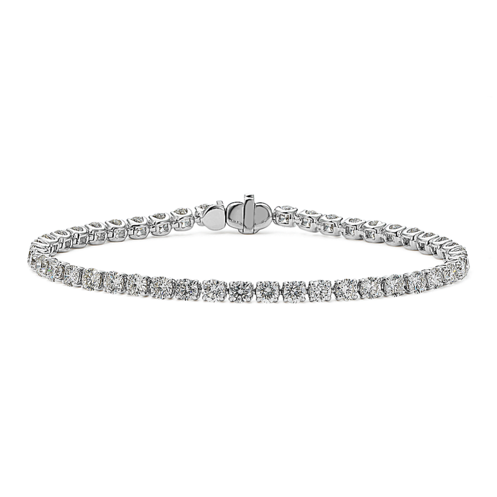 7 tcw Lab-Grown Diamond Tennis Bracelet