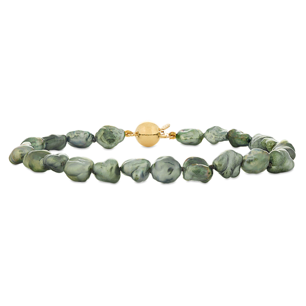 6-12mm Keshi Tahitian Pearl Bracelet (7.5'')