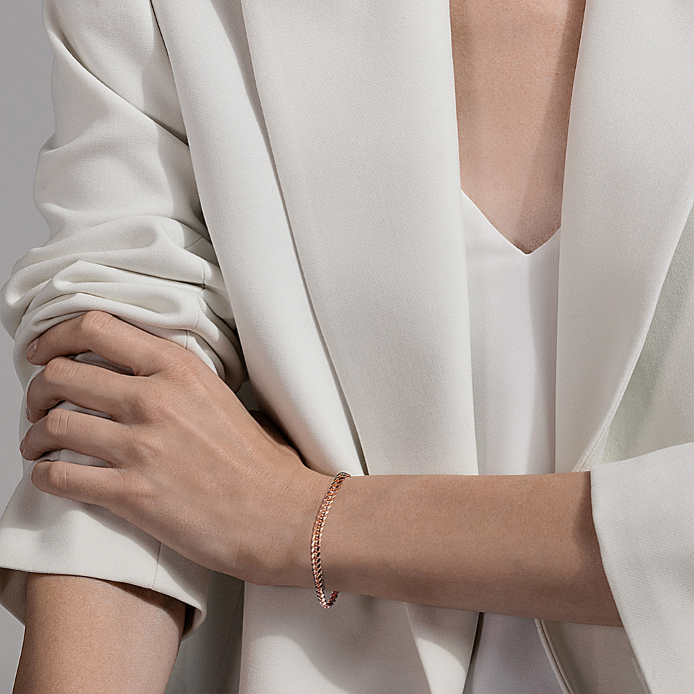 7.5'' 14K Gold Vermeil Miami Cuban Bracelet(6.2mm) | Shane Co.