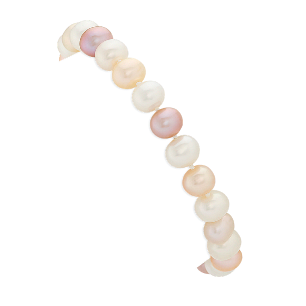 6mm Multi-Colored Freshwater Cultured Pearl Bracelet (7 in)