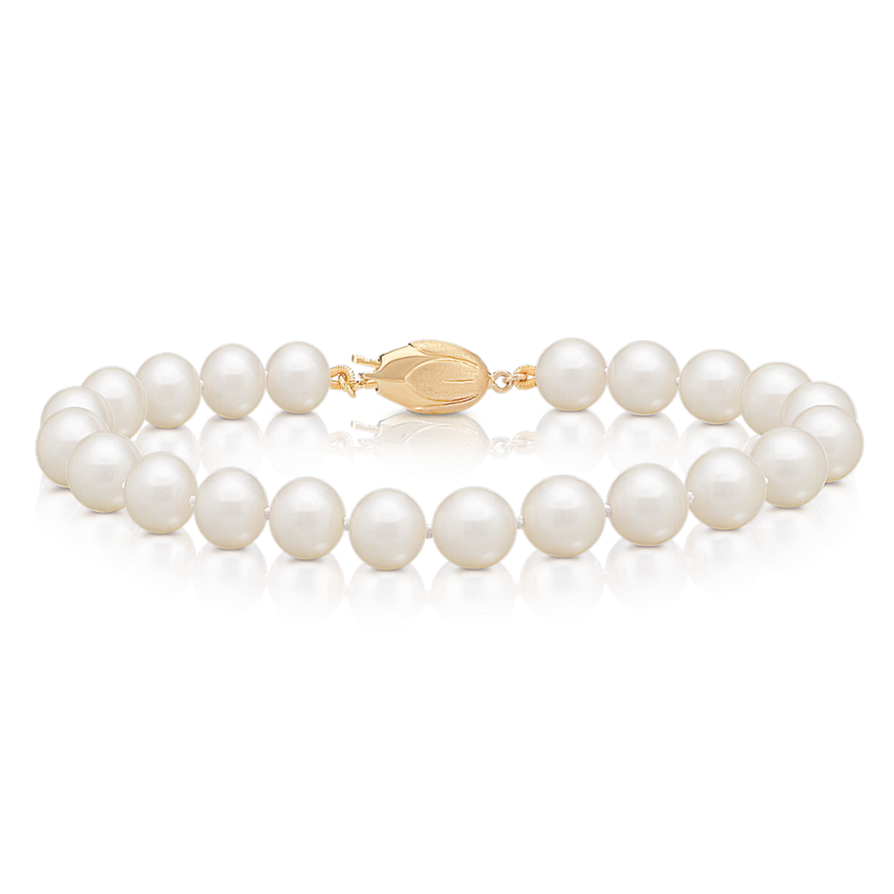 7mm Akoya Cultured Pearl Bracelet (7.5 in)