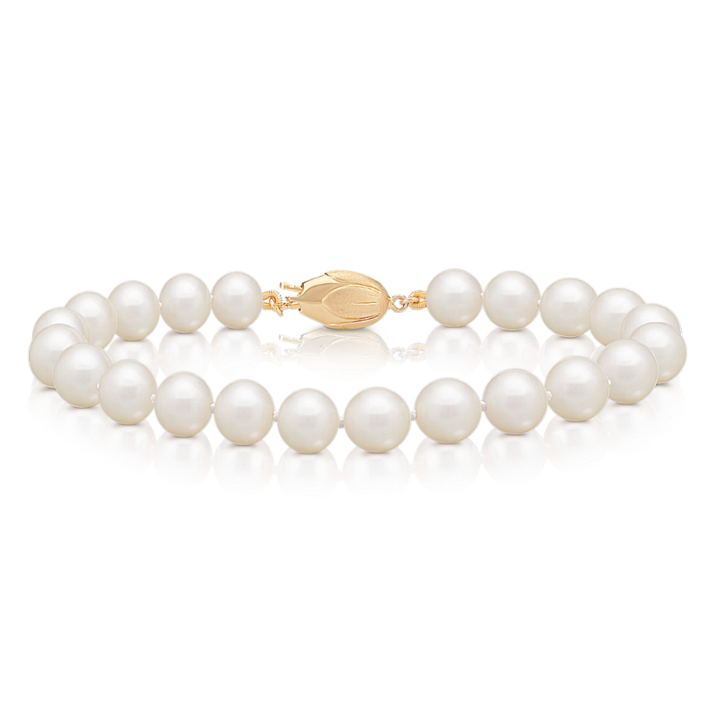 7mm Cultured Akoya Pearl Bracelet