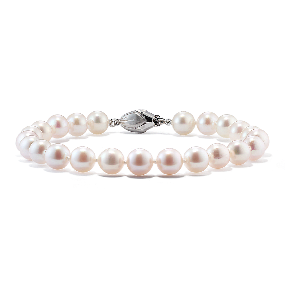 7mm Akoya Cultured Pearl Bracelet (7.5 in)