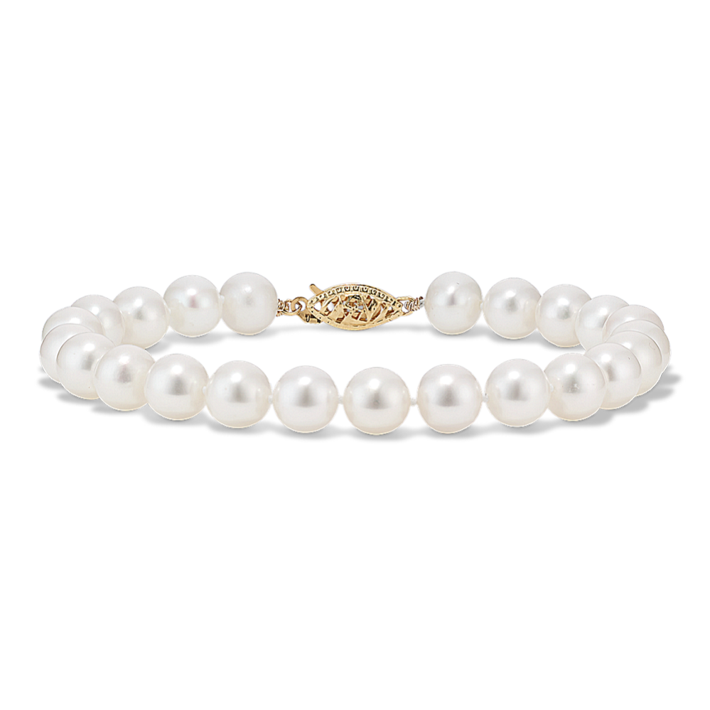 7mm Cultured Freshwater Pearl Bracelet