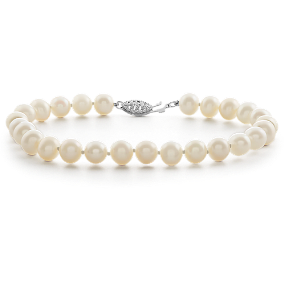 7mm Cultured Freshwater Pearl Bracelet (8'')