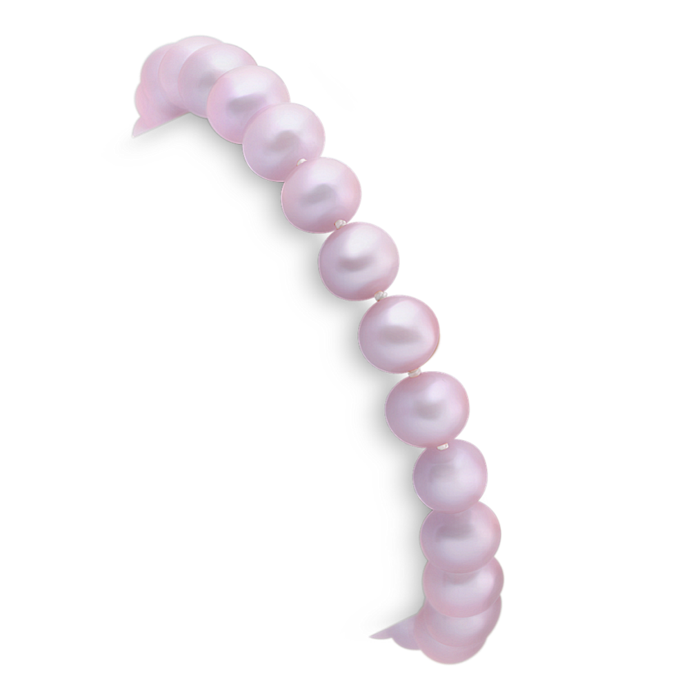 7mm Lavender Freshwater Cultured Pearl Bracelet (8.5'')
