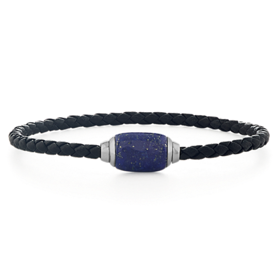 8.5 in Blue Lapis Mens Bracelet