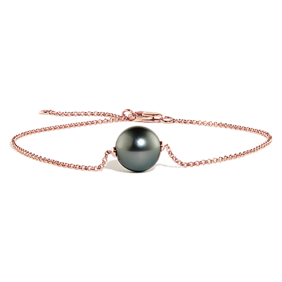 Operetta Cultured Tahitian Pearl Chain Bracelet