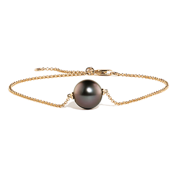 Operetta Cultured Tahitian Pearl Chain Bracelet