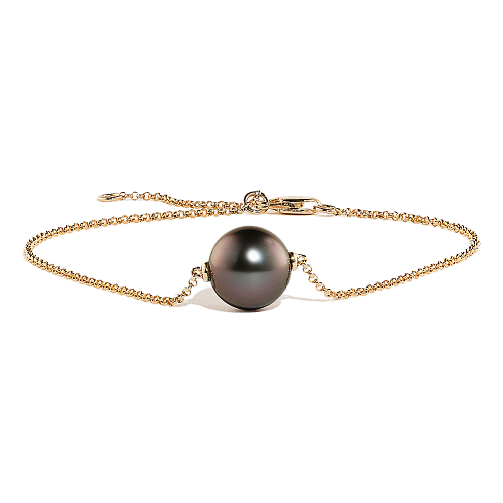 Operetta Cultured Tahitian Pearl Chain Bracelet