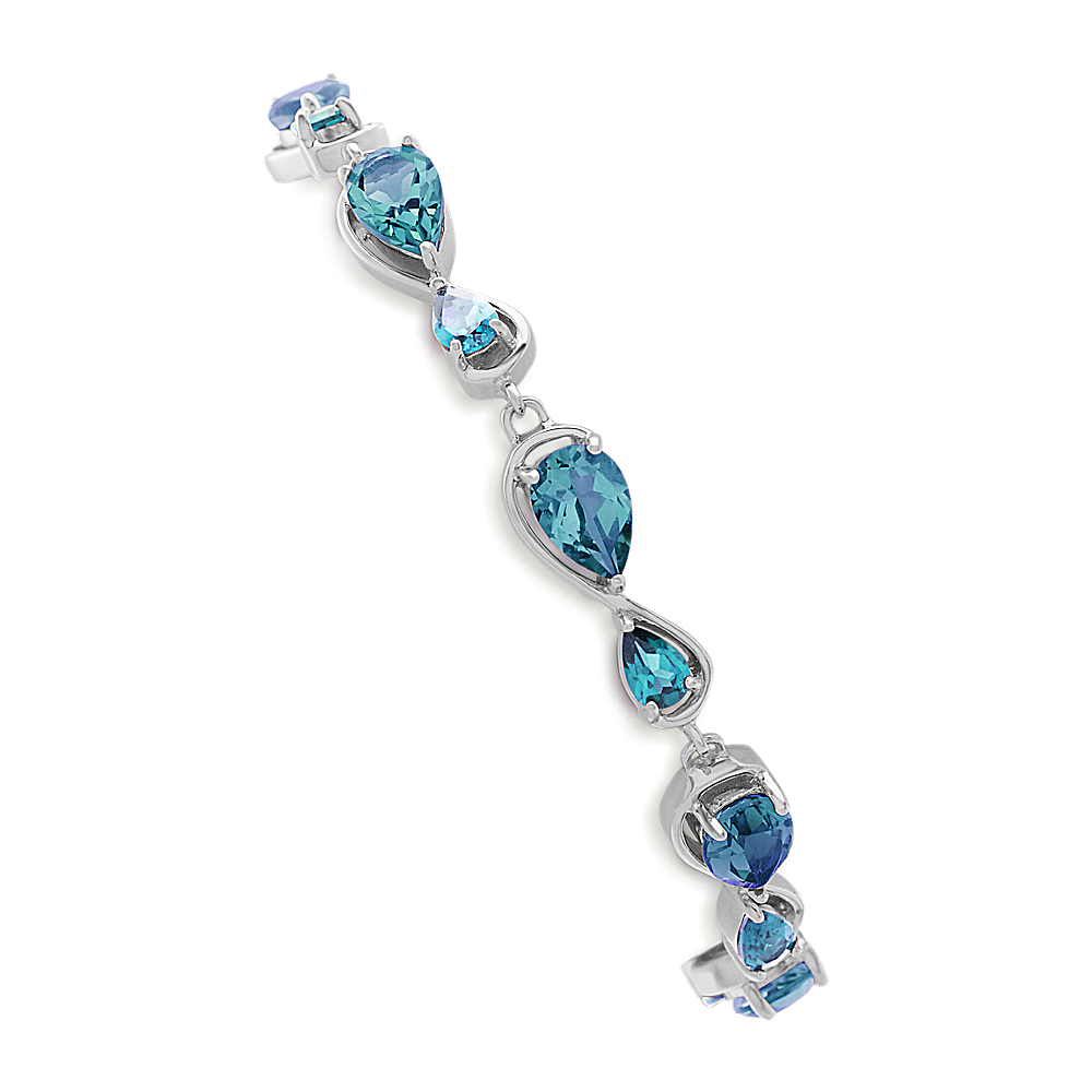 Blue Topaz Bracelet (8.5 in)