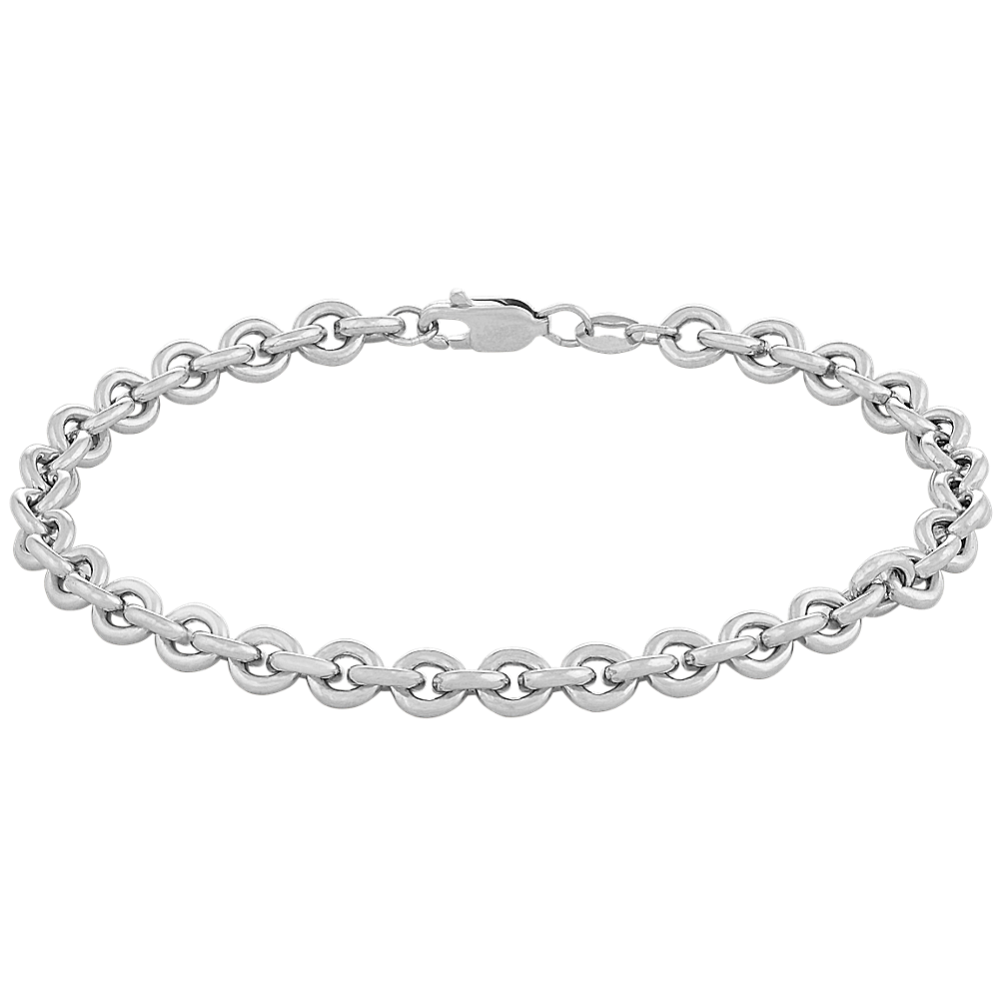 Cable Bracelet in Sterling Silver (7.5'')