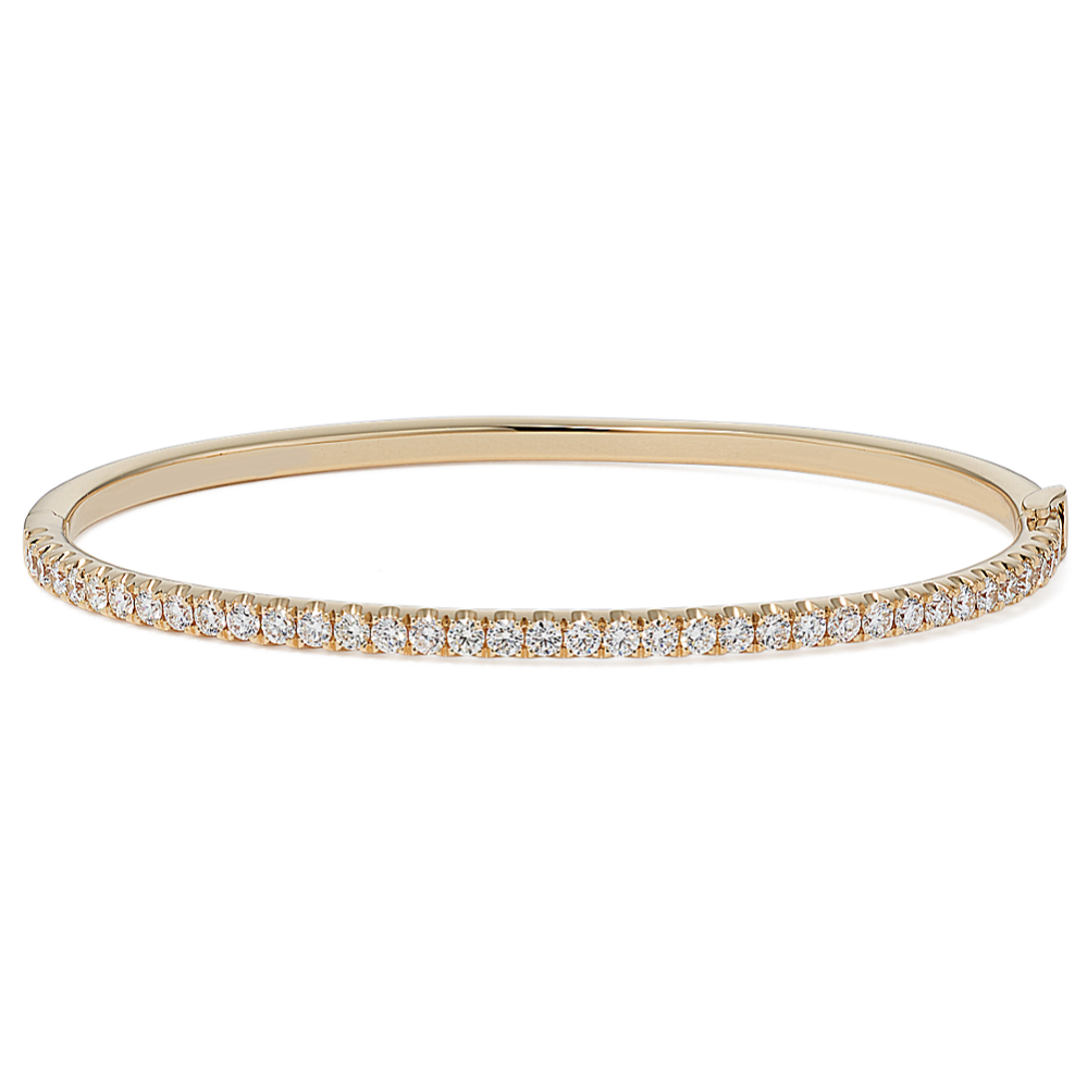 1.50 tcw Diamond Pave Bangle Bracelet