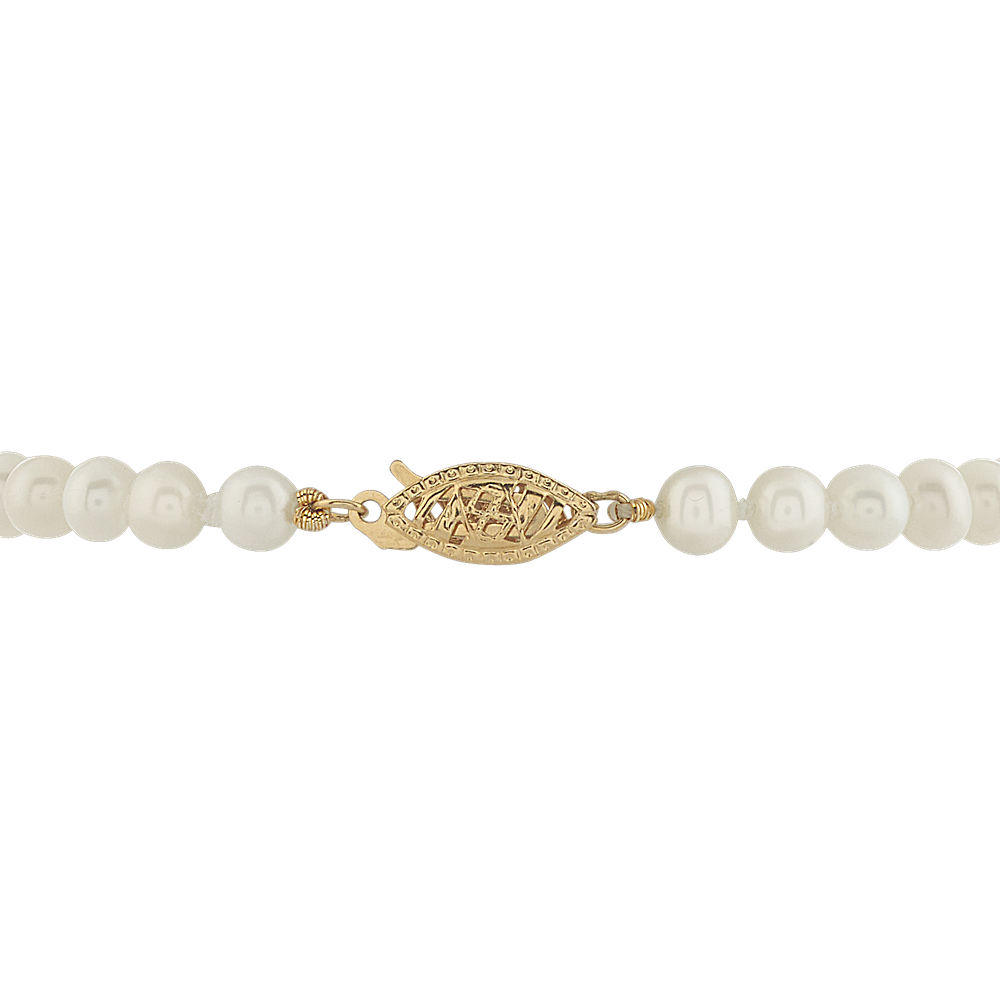 Ball Bracelet with Pearls in 14K Gold Filled - None Engraving - Fine Jewelry by Rellery