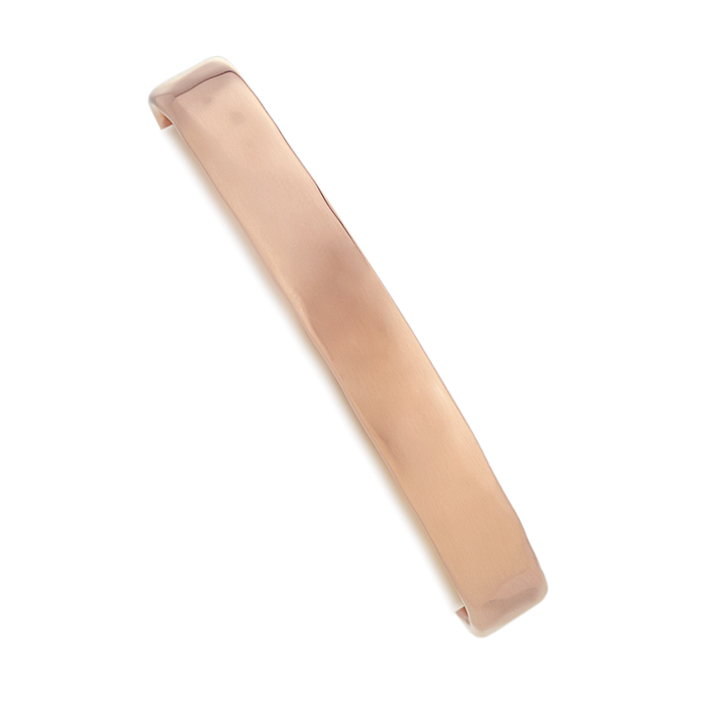 Cuff Bracelet in Rose Sterling Silver (7'')