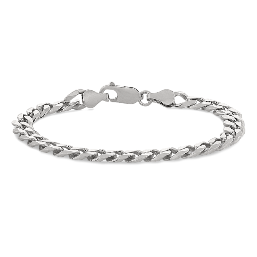 Curb Bracelet in Sterling Silver (7 in) | Shane Co.