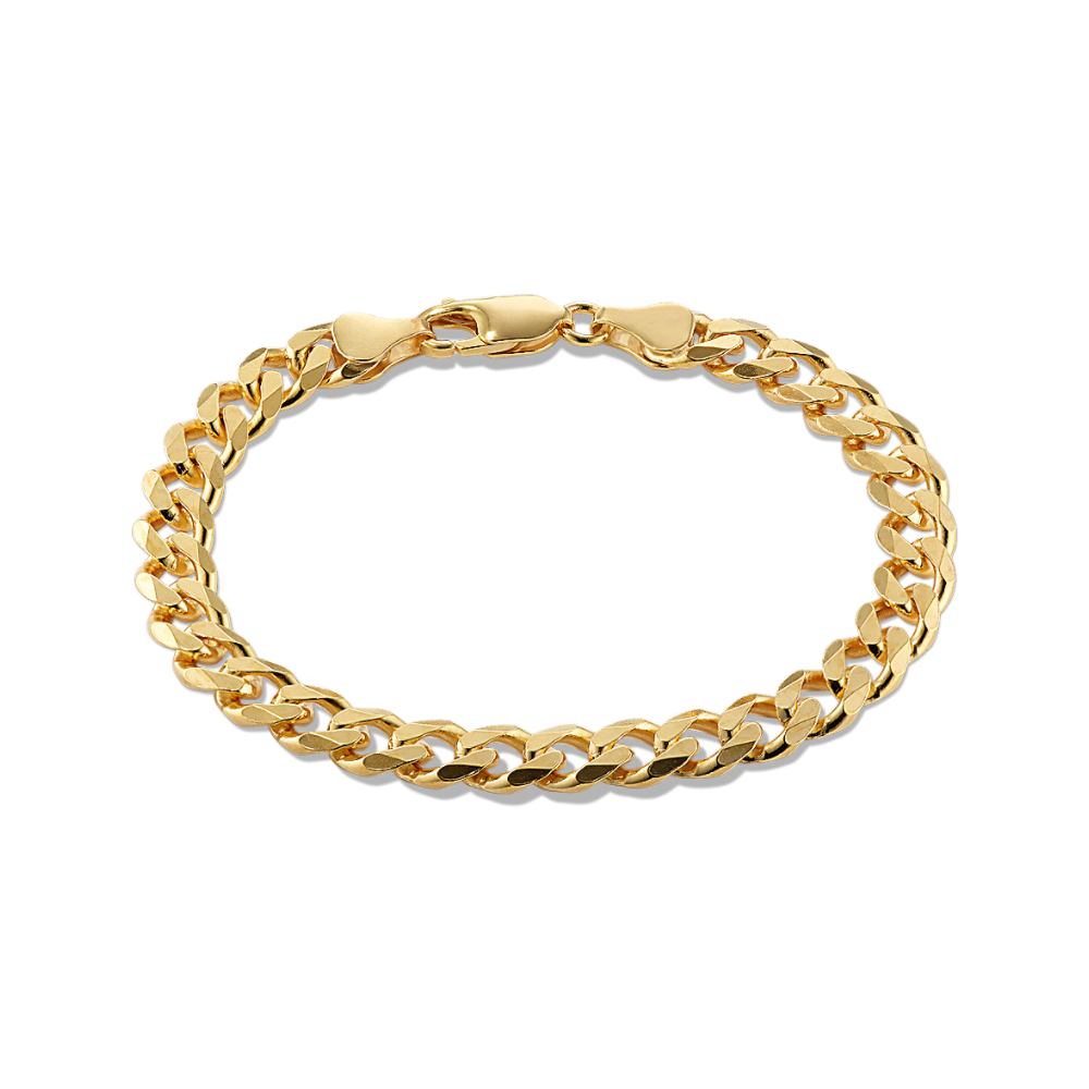 Curb Bracelet in Vermeil 14k Yellow Gold (7 in)