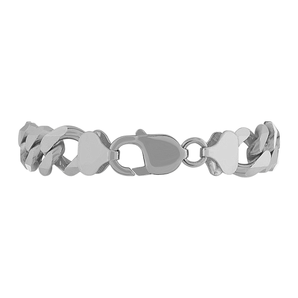 STERLING SILVER CURB CHAIN BRACELET