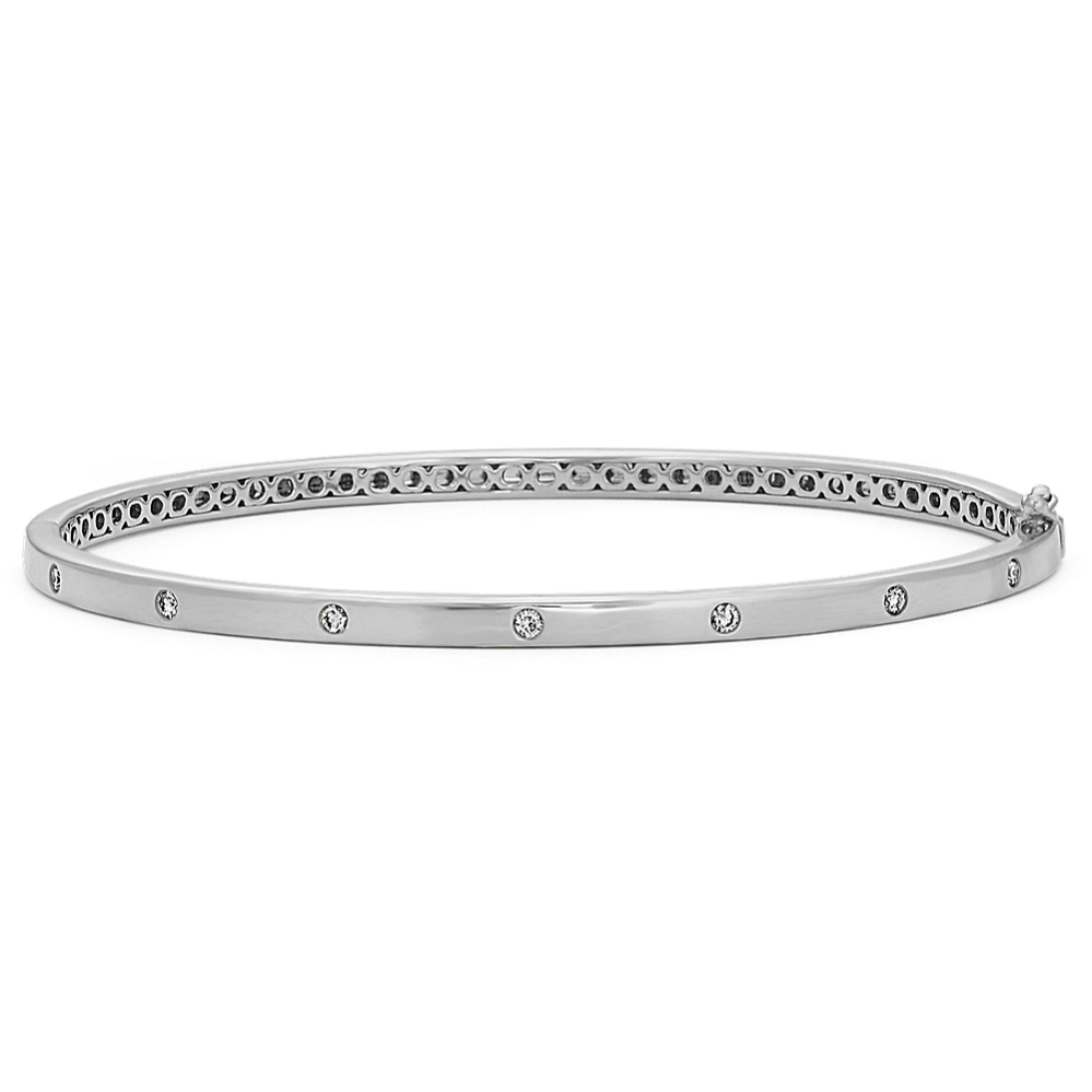 Diamond Bangle Bracelet (7.5 in)