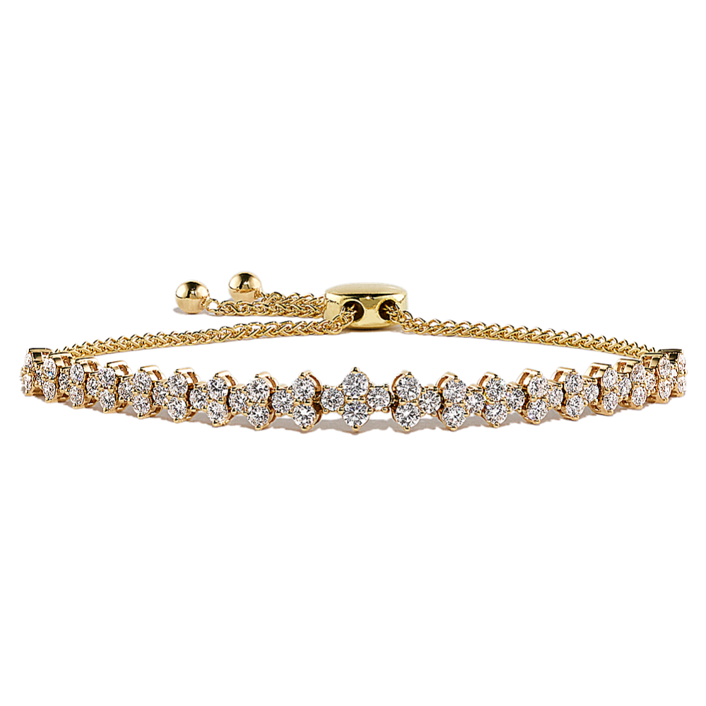 Diamond Bolo Bracelet Shane Co.