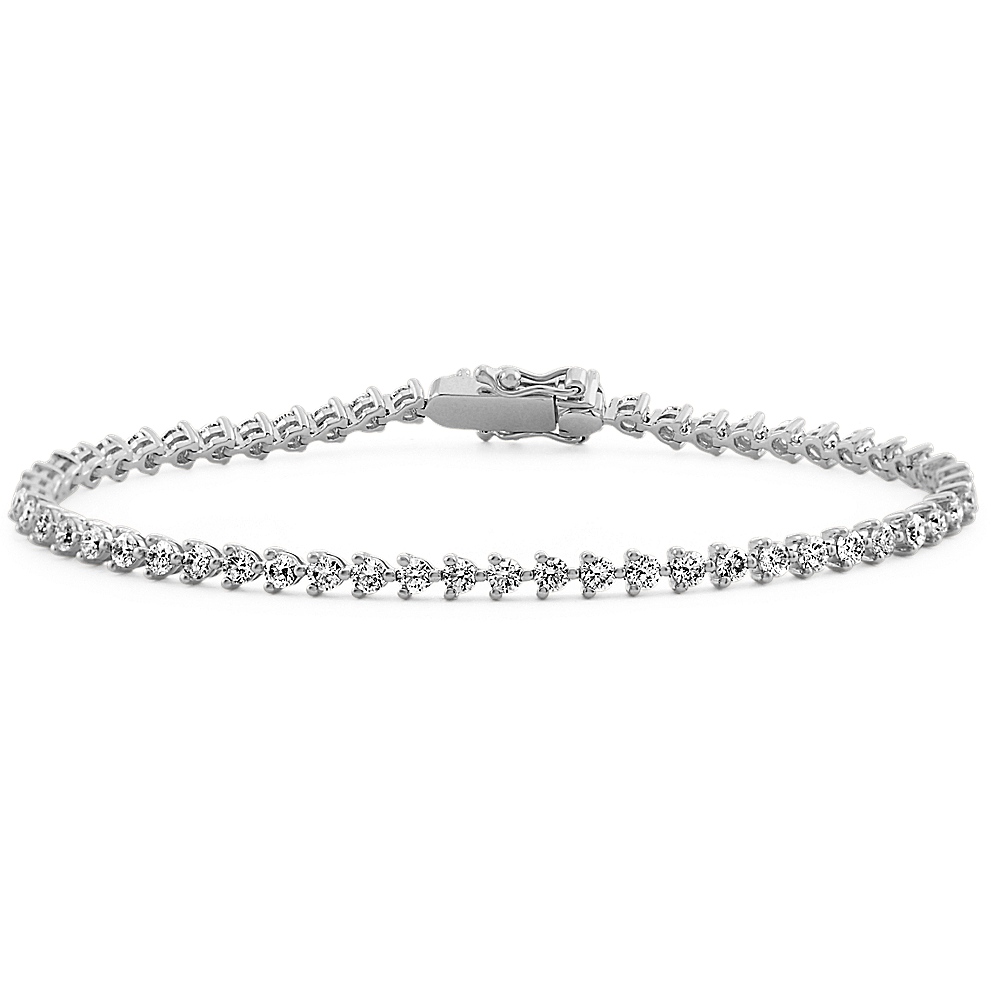 Asteria 3 ct. Diamond Tennis Bracelet (7 in) | Shane Co.