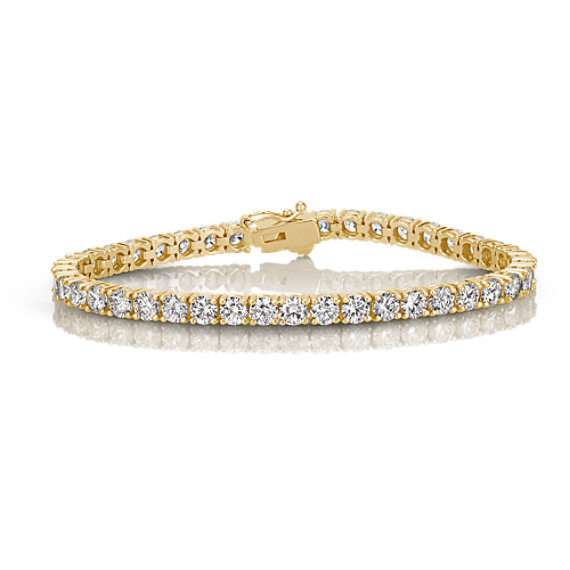 Diamond Tennis Bracelet in 14k Yellow Gold (7 in)