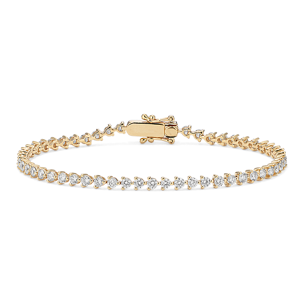 3 ct. Natural Diamond Tennis Bracelet (7 in)