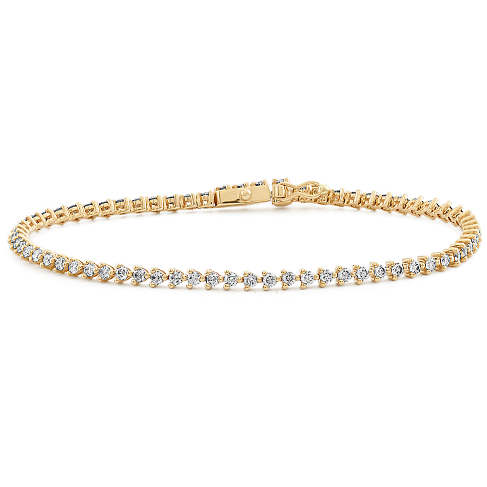 Martini-Set 2 tcw Diamond Tennis Bracelet