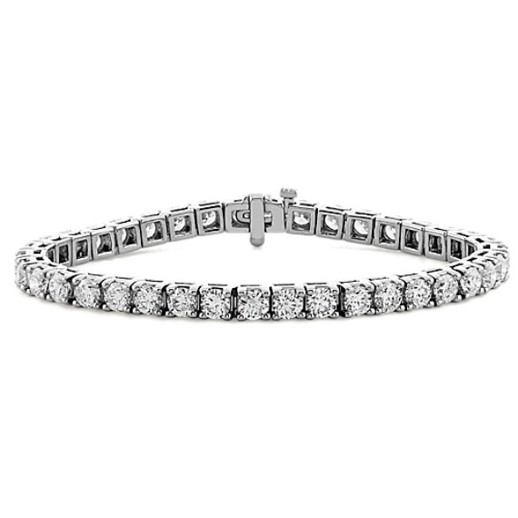 Diamond Tennis Bracelet in Platinum (7 in)