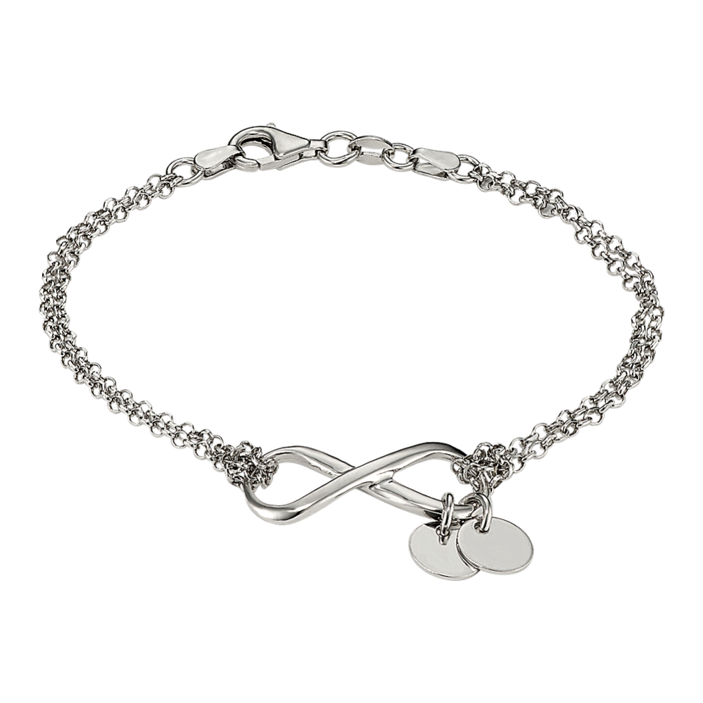 Sterling Silver Infinity Bracelet