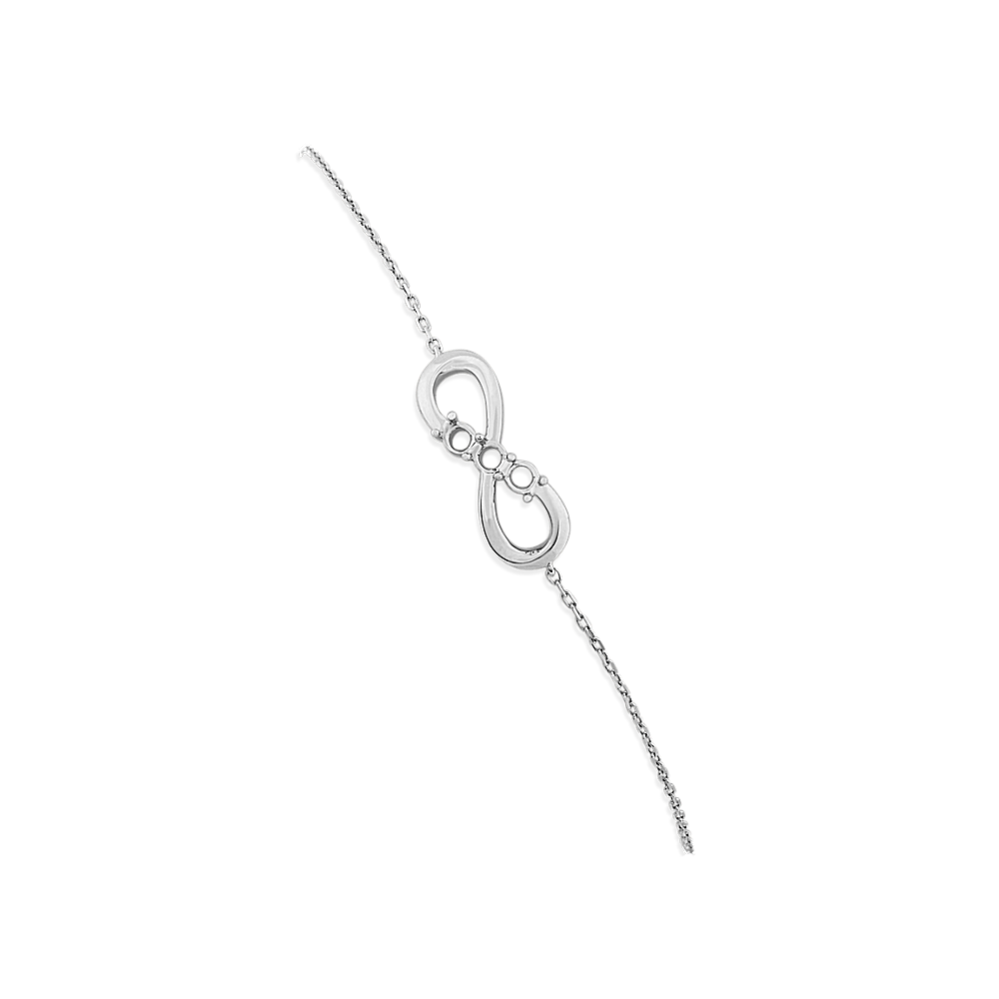 Pick-Your-Gems Infinity Bolo Bracelet