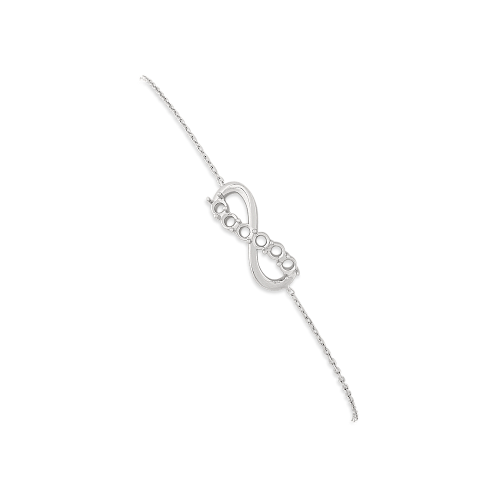 Pick-Your-Gems Infinity Bolo Bracelet