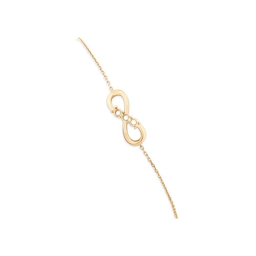 Pick-Your-Gems Infinity Bolo Bracelet