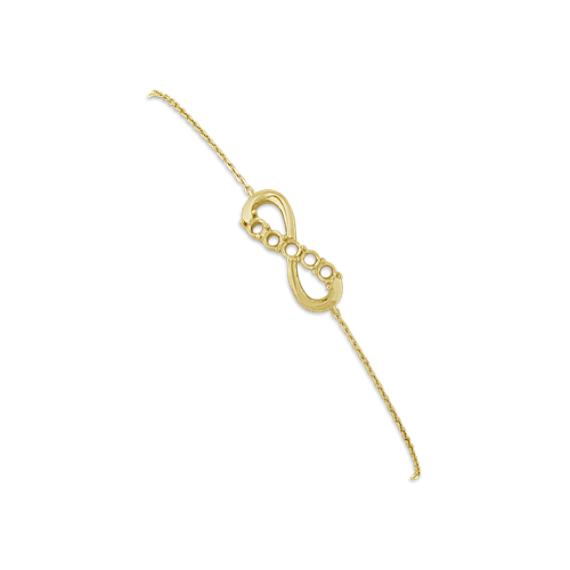 Pick-Your-Gems Infinity Bolo Bracelet