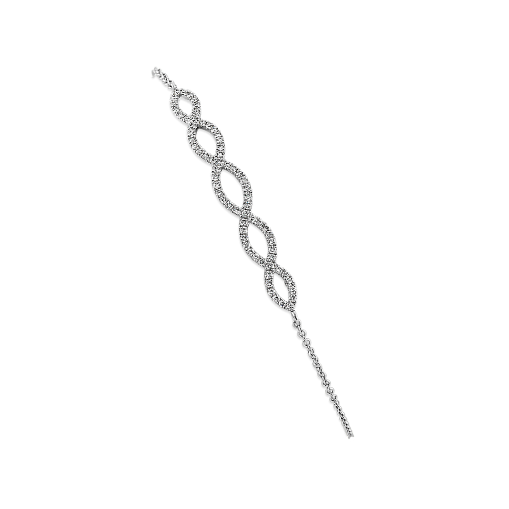 Infinity Diamond Bracelet (7 in)