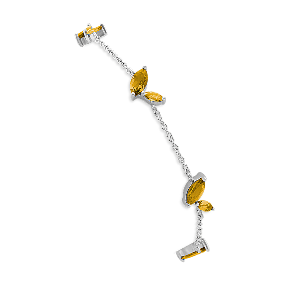 Marquise Citrine Bracelet (7.5 in)