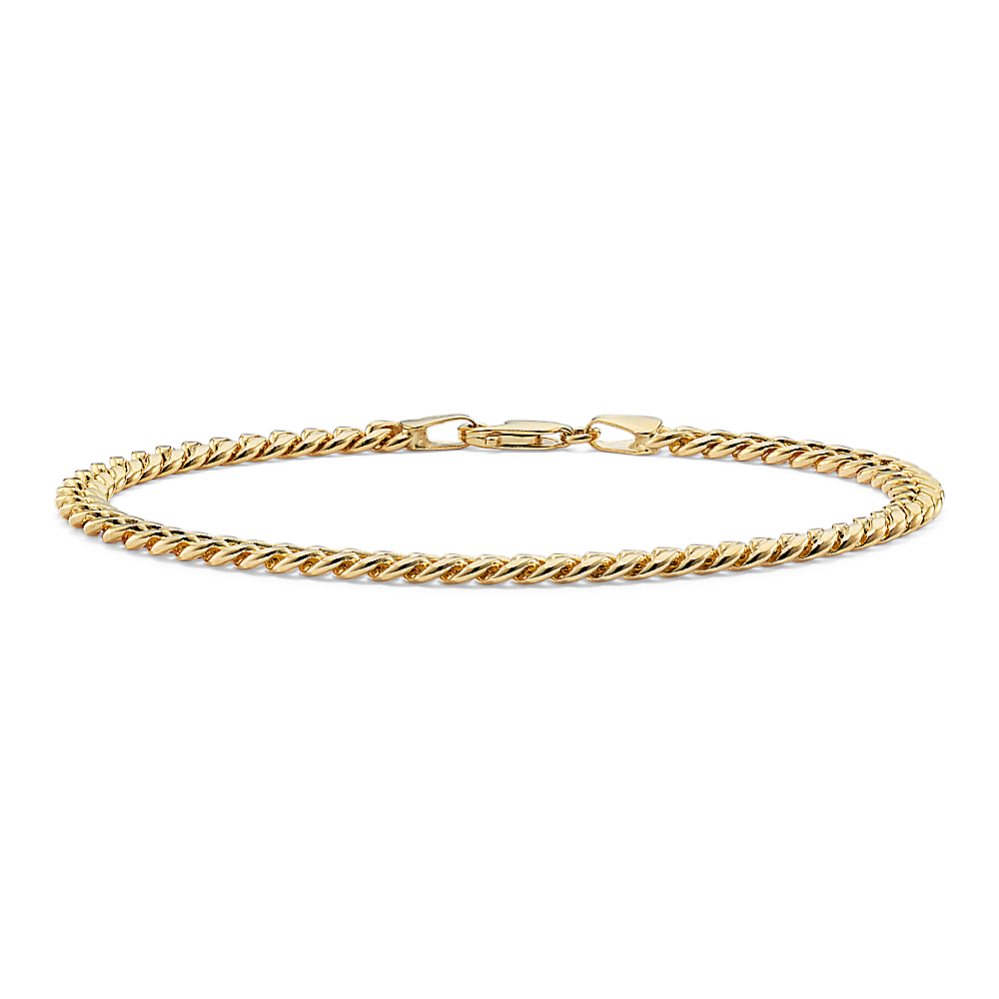 7.5'' 14K Yellow Gold Miami Cuban Bracelet (4.5mm)