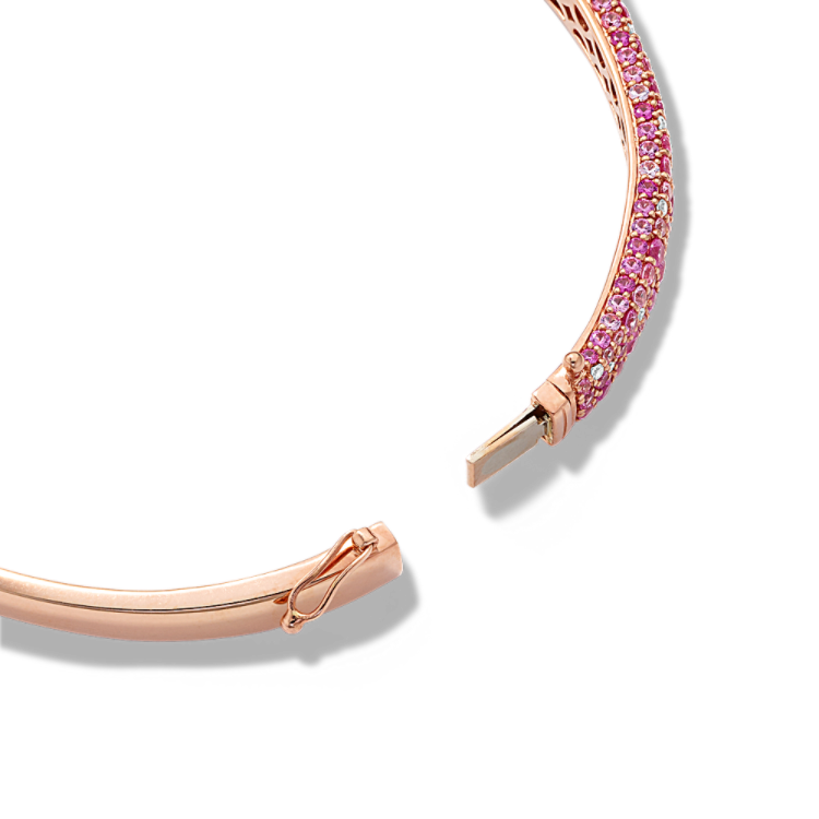 14K Rose Gold Diamond Flower Bracelet — Koehn & Koehn Jewelers