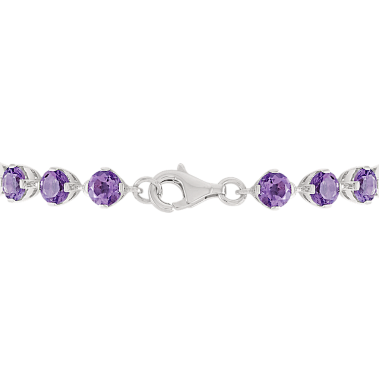 Amethyst sterling 2025 silver bracelet