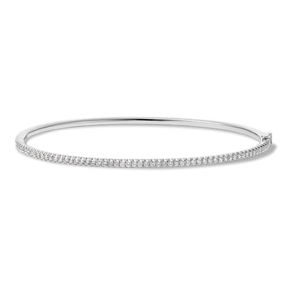 0.45 tcw Diamond Pave Bangle Bracelet