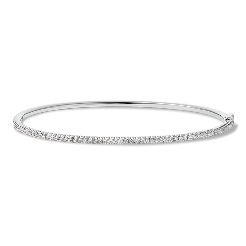 0.45 tcw Diamond Pave Bangle Bracelet