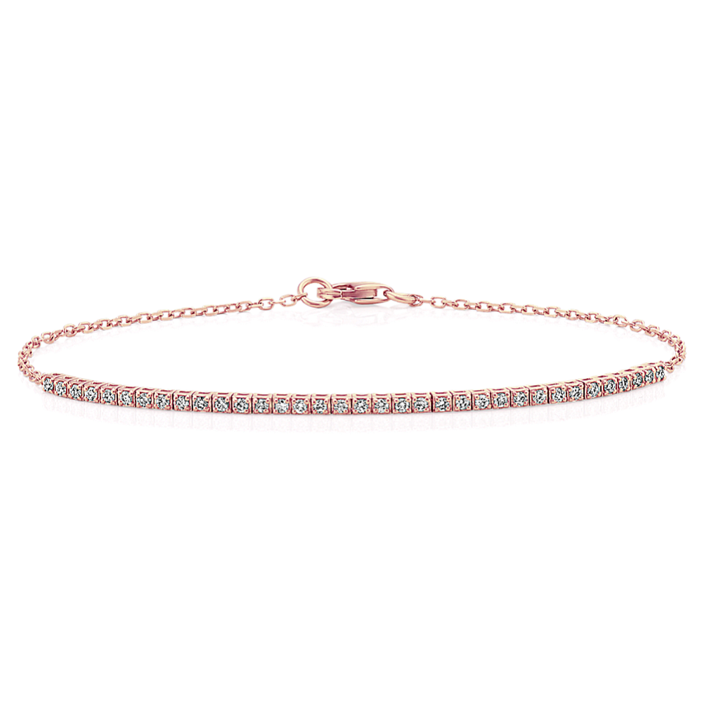 0.30 tcw Diamond Cable Chain Bracelet