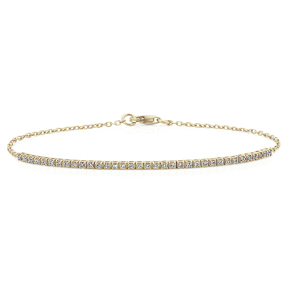 0.30 tcw Diamond Cable Chain Bracelet