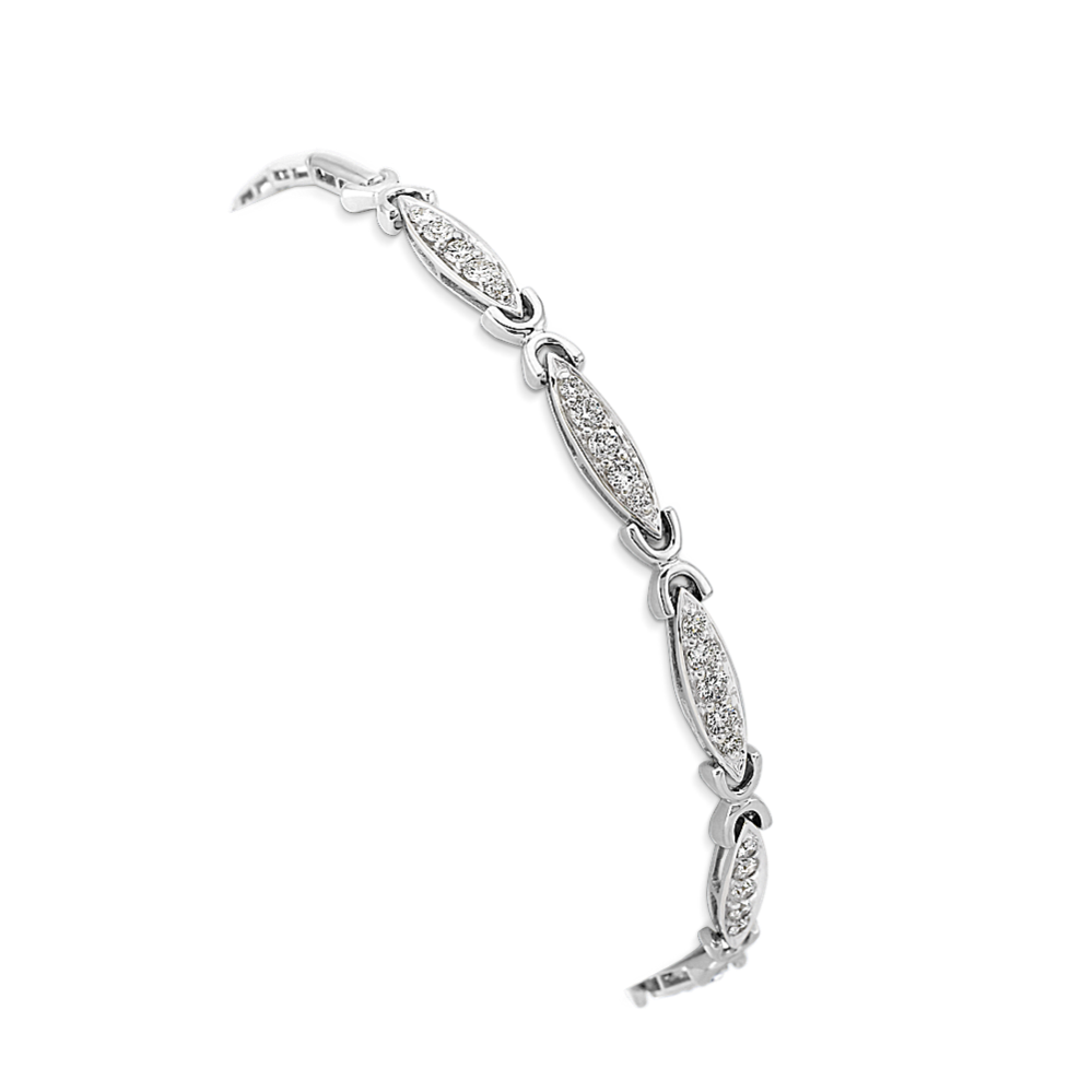 Round Diamond Bracelet (7'')