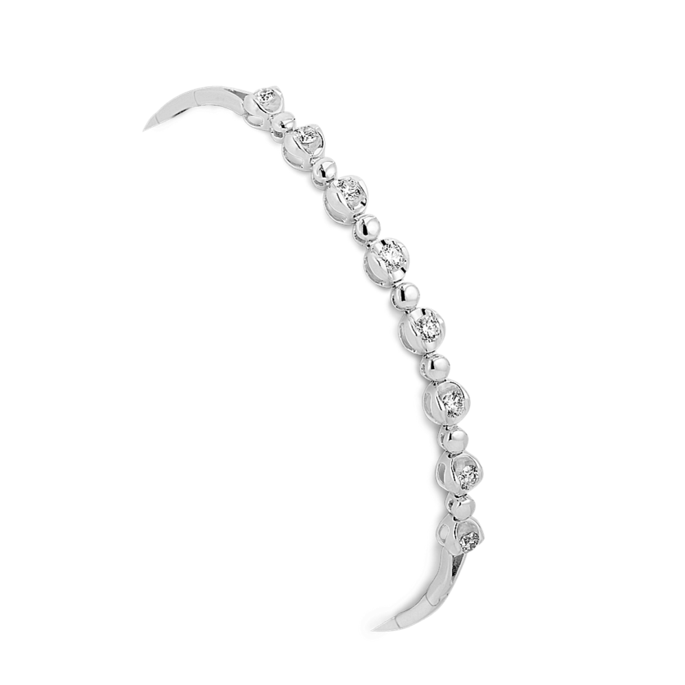 Round Diamond Bracelet (7'')