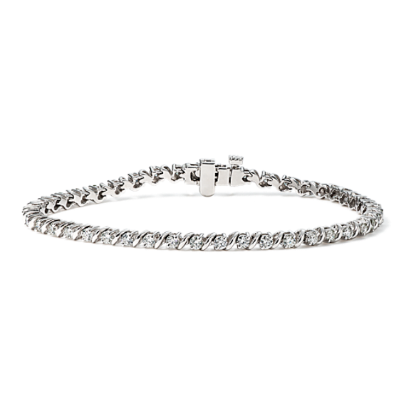 S-Link 2 tcw Diamond Tennis Bracelet