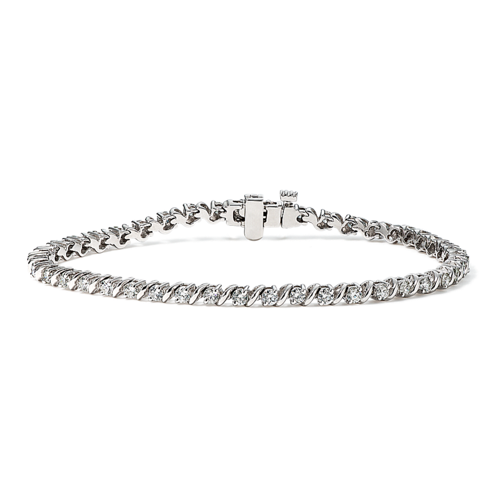 S-Link 2 tcw Diamond Tennis Bracelet